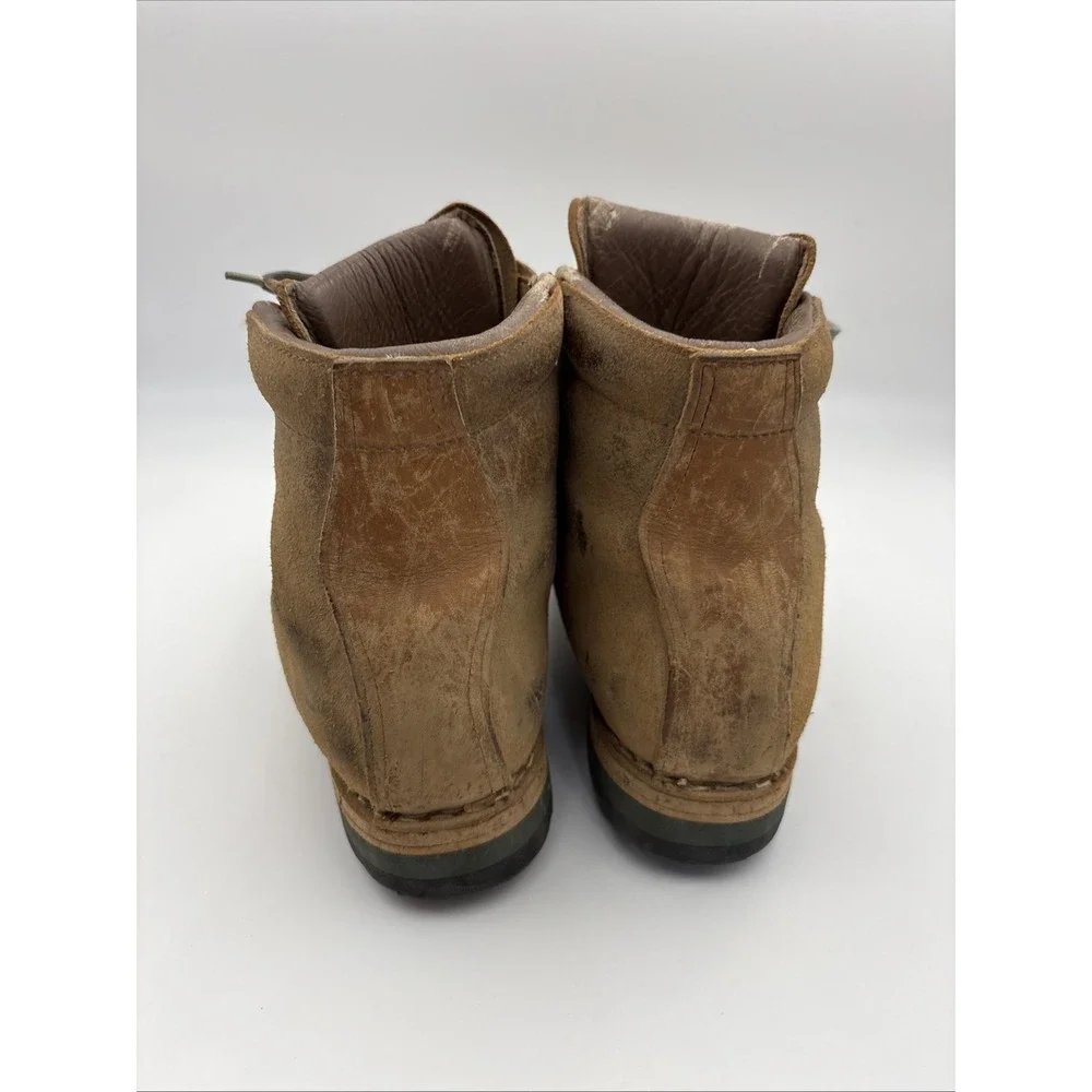 Vintage Mountaineering Hiking Boots Suede Men's Size 10 Brown